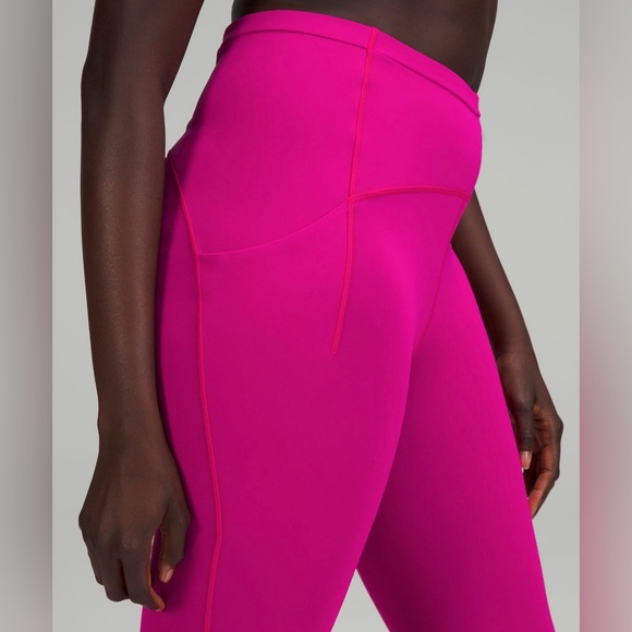 NWT Swift Speed High-Rise TIght 28" in Sonic Pink Size 12 - Picture 6 of 13